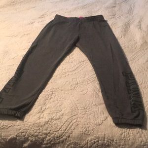 PINK Gray Sweatpants